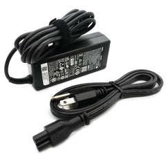 Dell adaptador conectado a portátil en estación de trabajo, carga estable