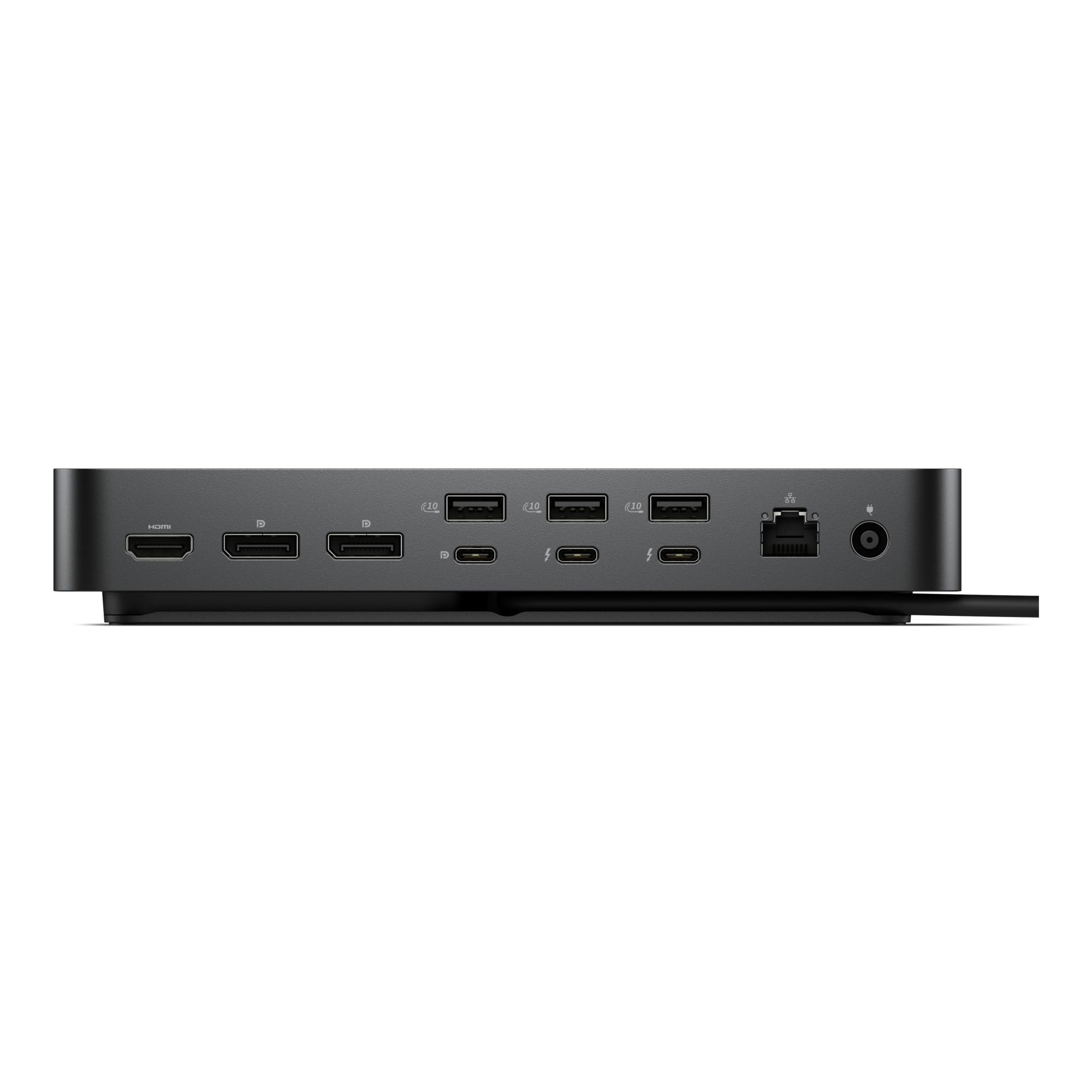Dell Pro conectado a cuatro monitores 4K en una estación de trabajo para productividad
