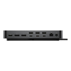 Dell Pro conectado a cuatro monitores 4K en una estación de trabajo para productividad