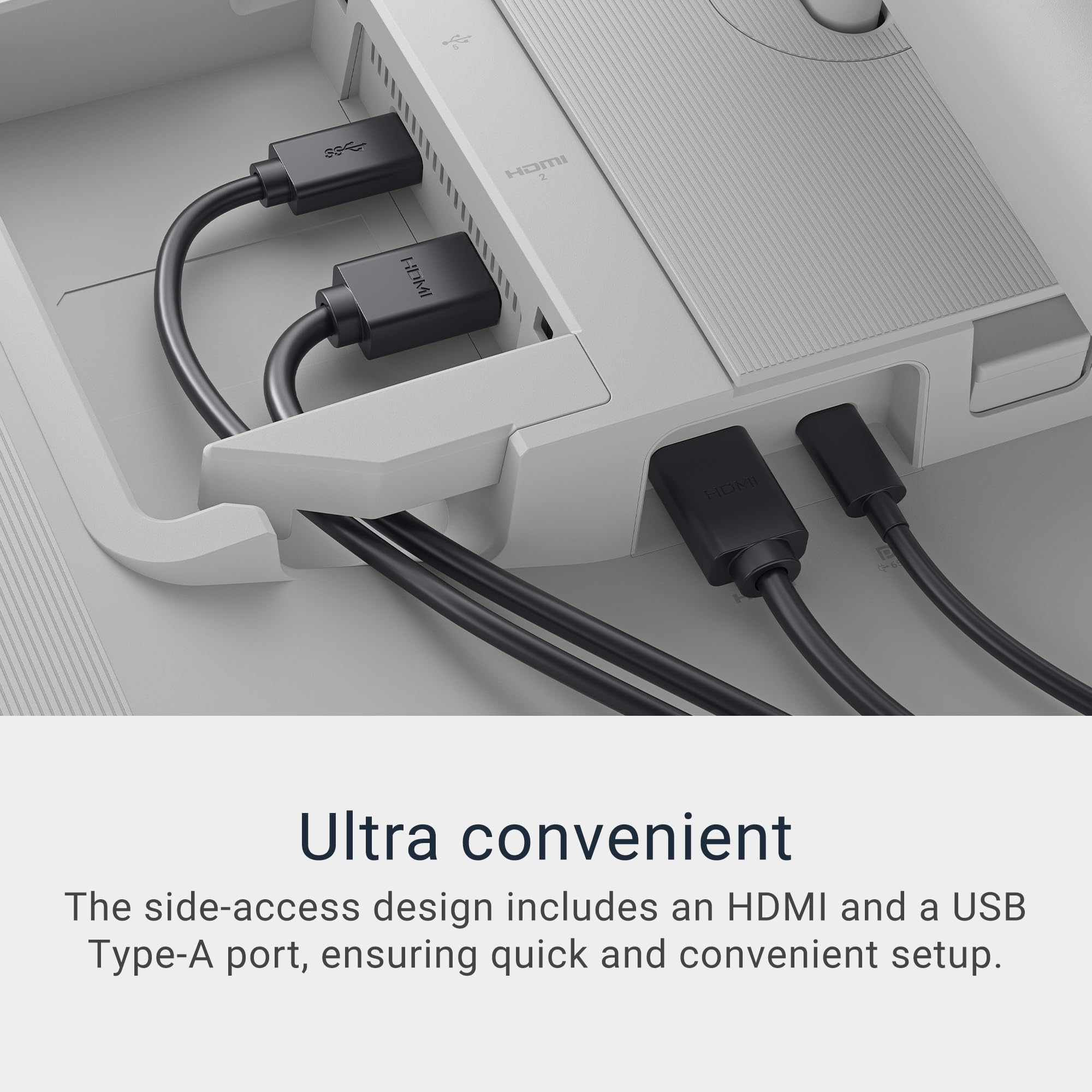 Dell S2725QC ajuste de inclinación y altura para ergonomía cómoda