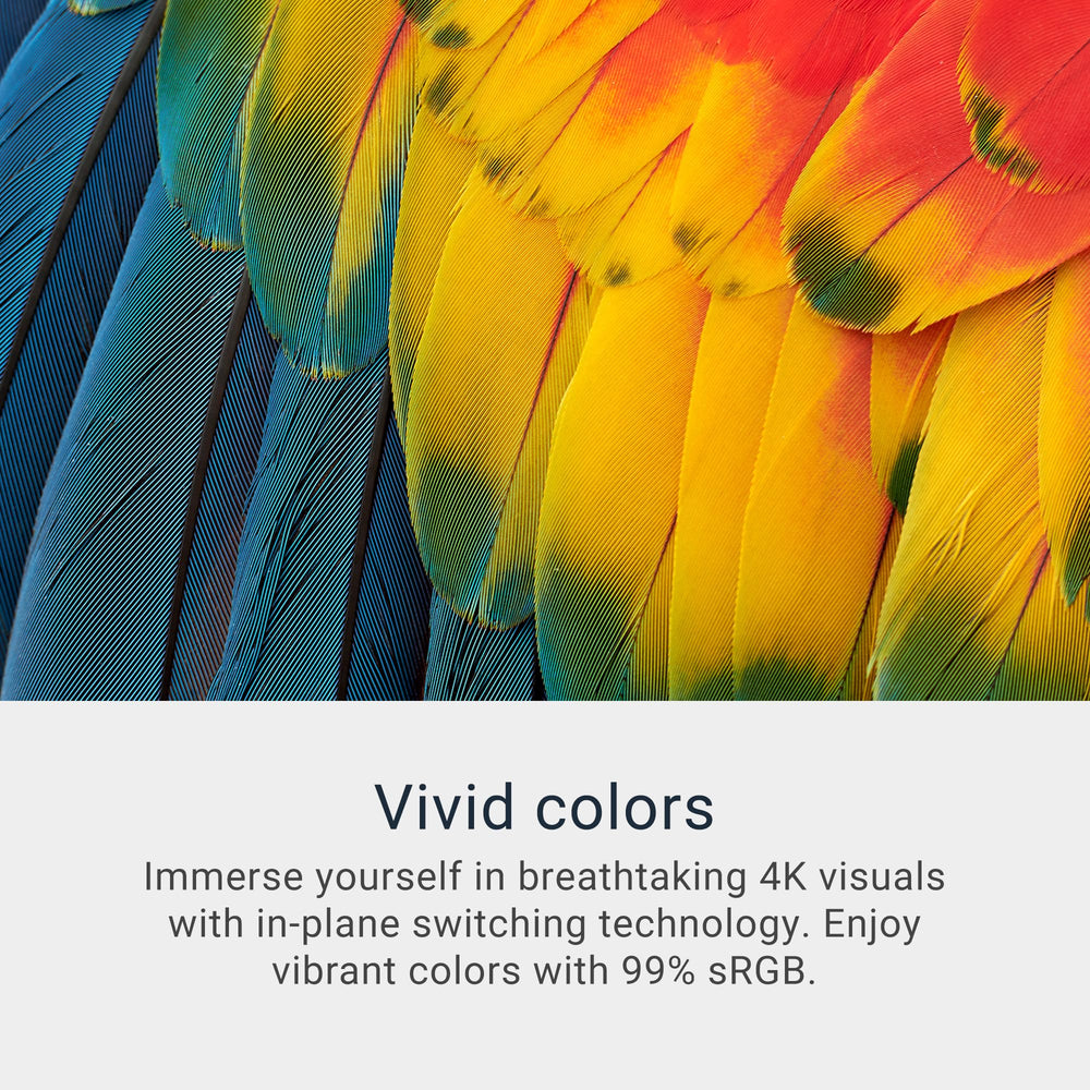 Dell S2725QC detalle de la textura del panel IPS para nitidez