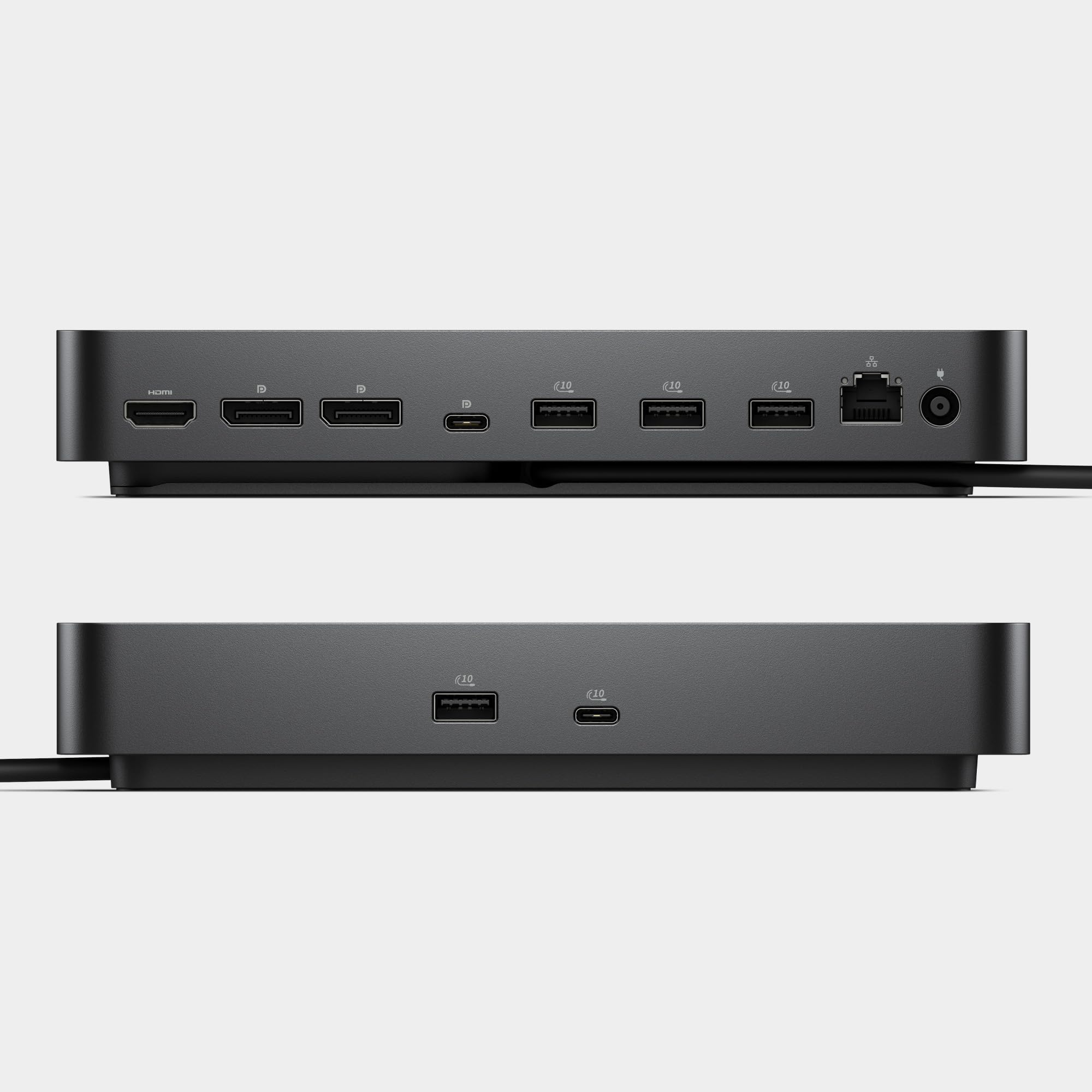 Dell WD25 puerto Ethernet y USB en uso para red rápida y transferencia segura
