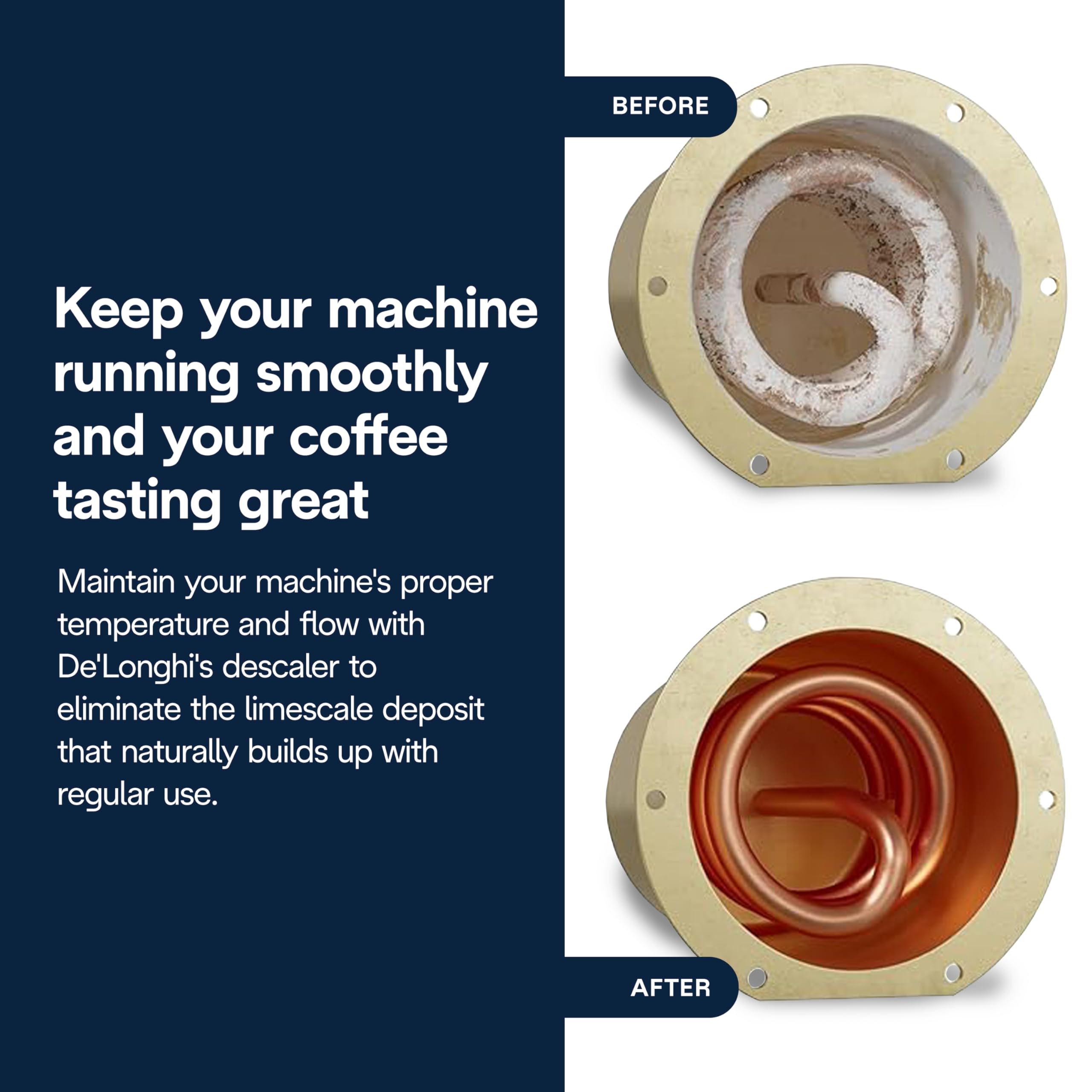 De'Longhi EcoDecalk textura del líquido y dosificación clara para mantener máquina
