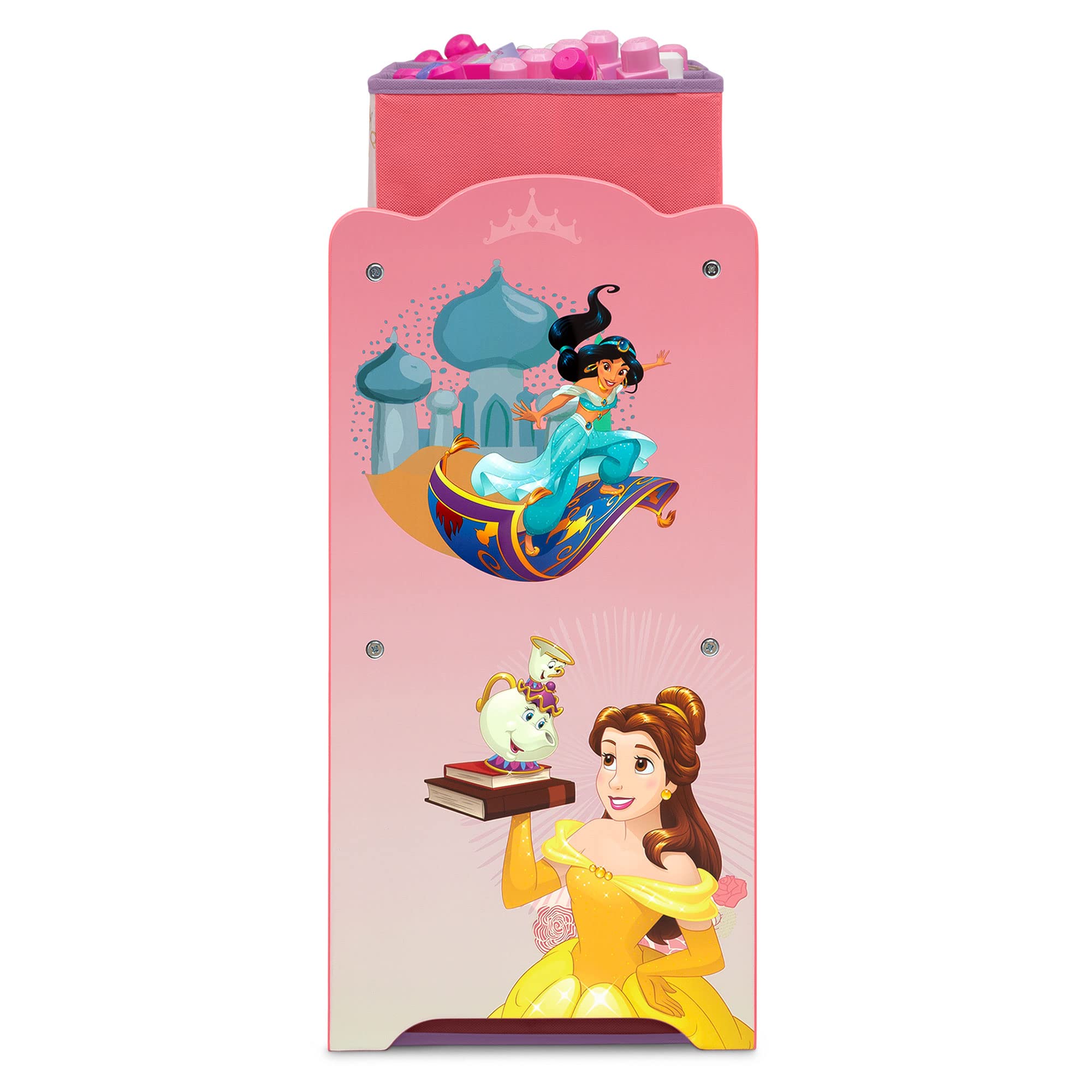 Delta Children detalle de gráficos de princesas añade atractivo visual y motivación