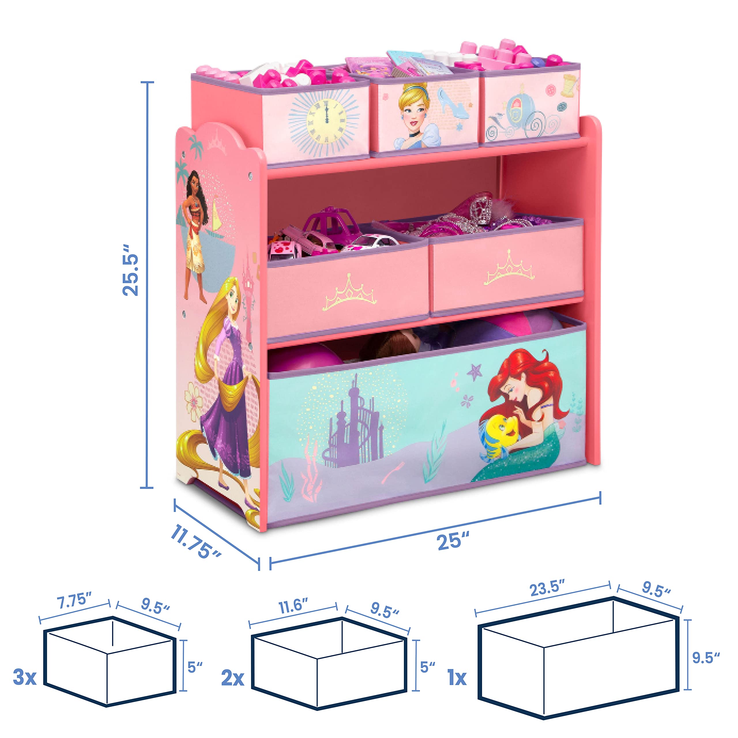 Delta Children comparativa con niña muestra escala y accesibilidad para niños