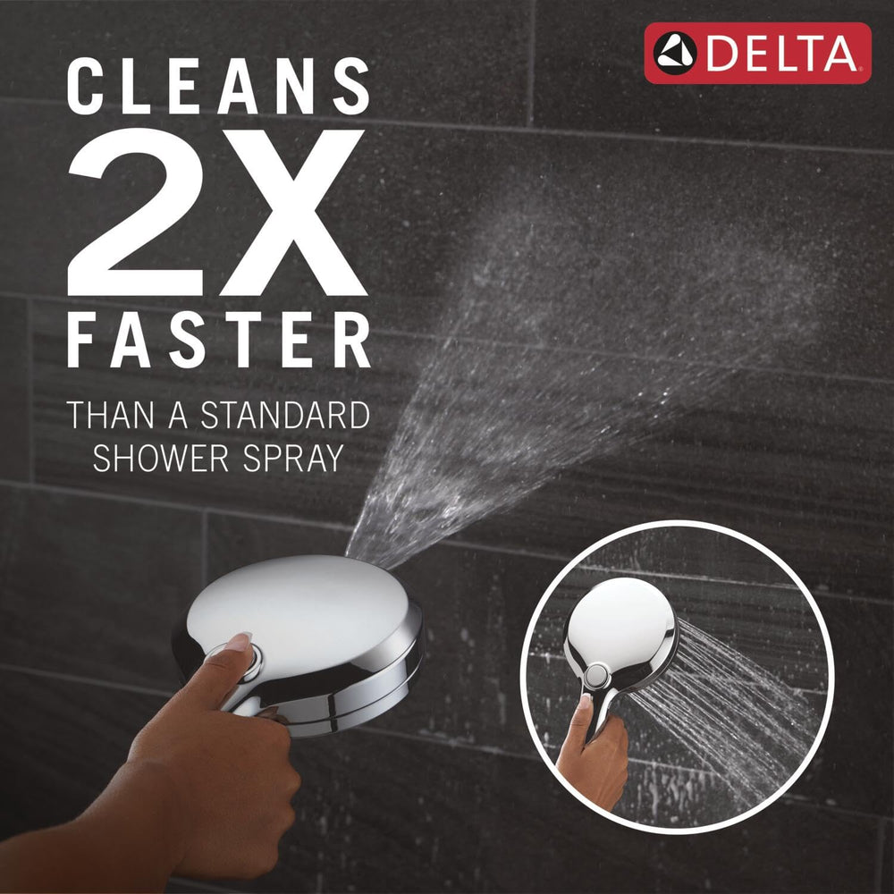 DELTA primer plano boquillas Touch‑Clean fácil limpieza sin químicos