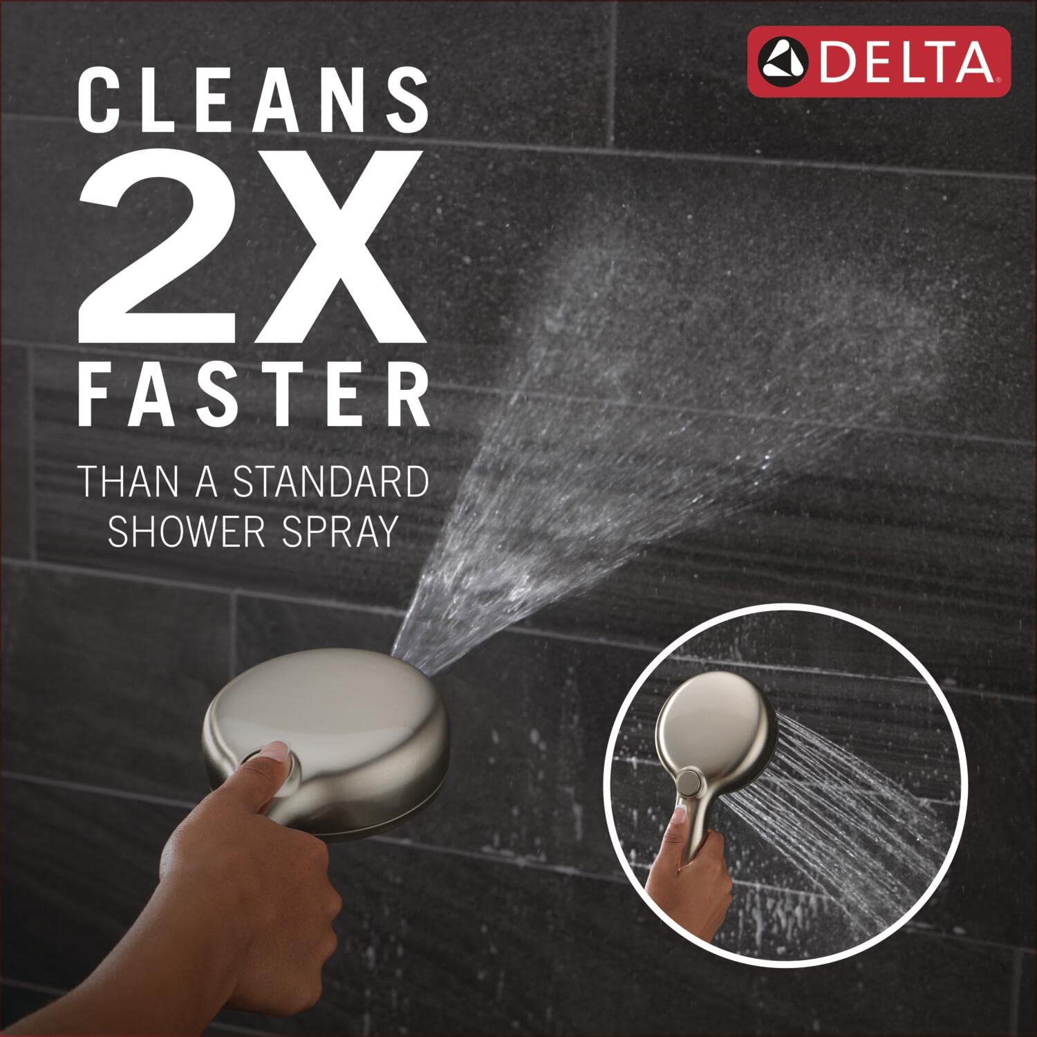 DELTA ProClean detalle boquillas Touch-Clean fácil limpieza sin químicos