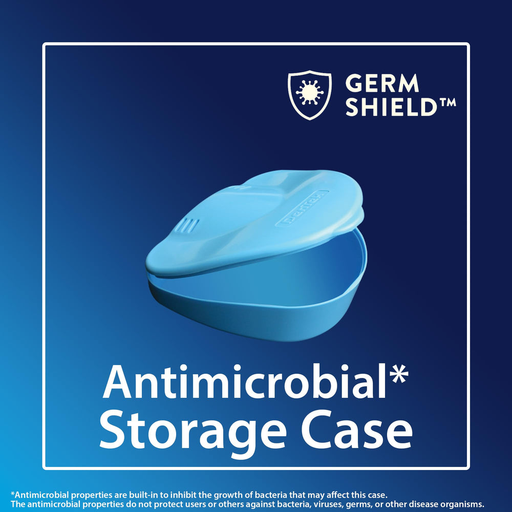 DenTek protector durante ajuste mostrando conformado cómodo