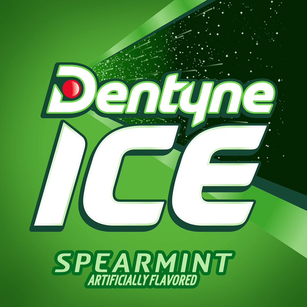 Dentyne etiqueta nutricional mostrando información y beneficios