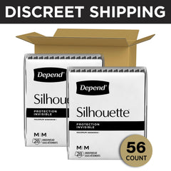 Depend Silhouette primer plano del tejido tipo faja que brinda discreción