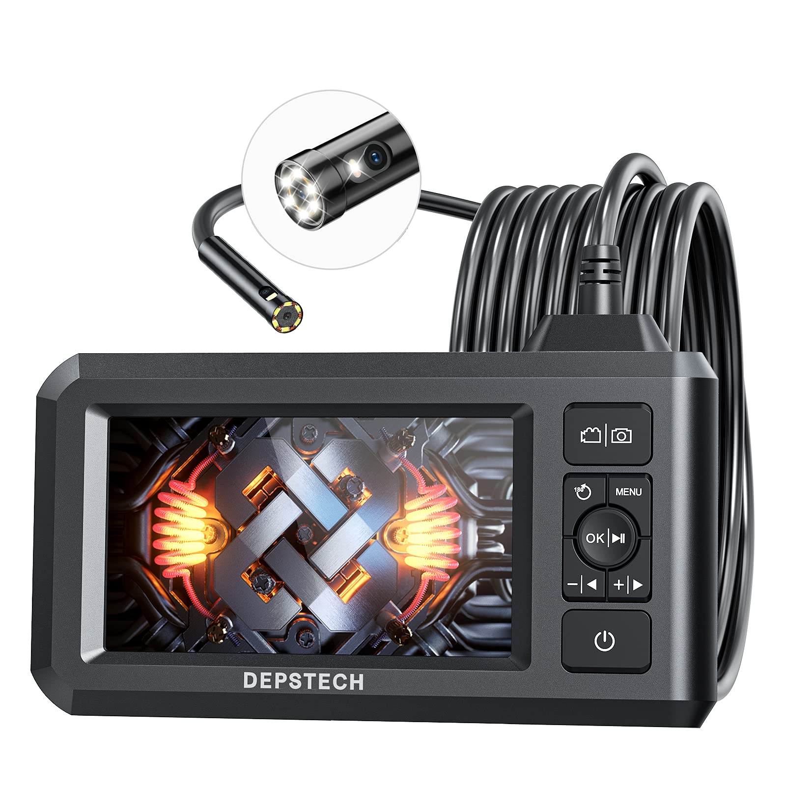 DEPSTECH DS300 frente con pantalla IPS mostrando imagen nítida