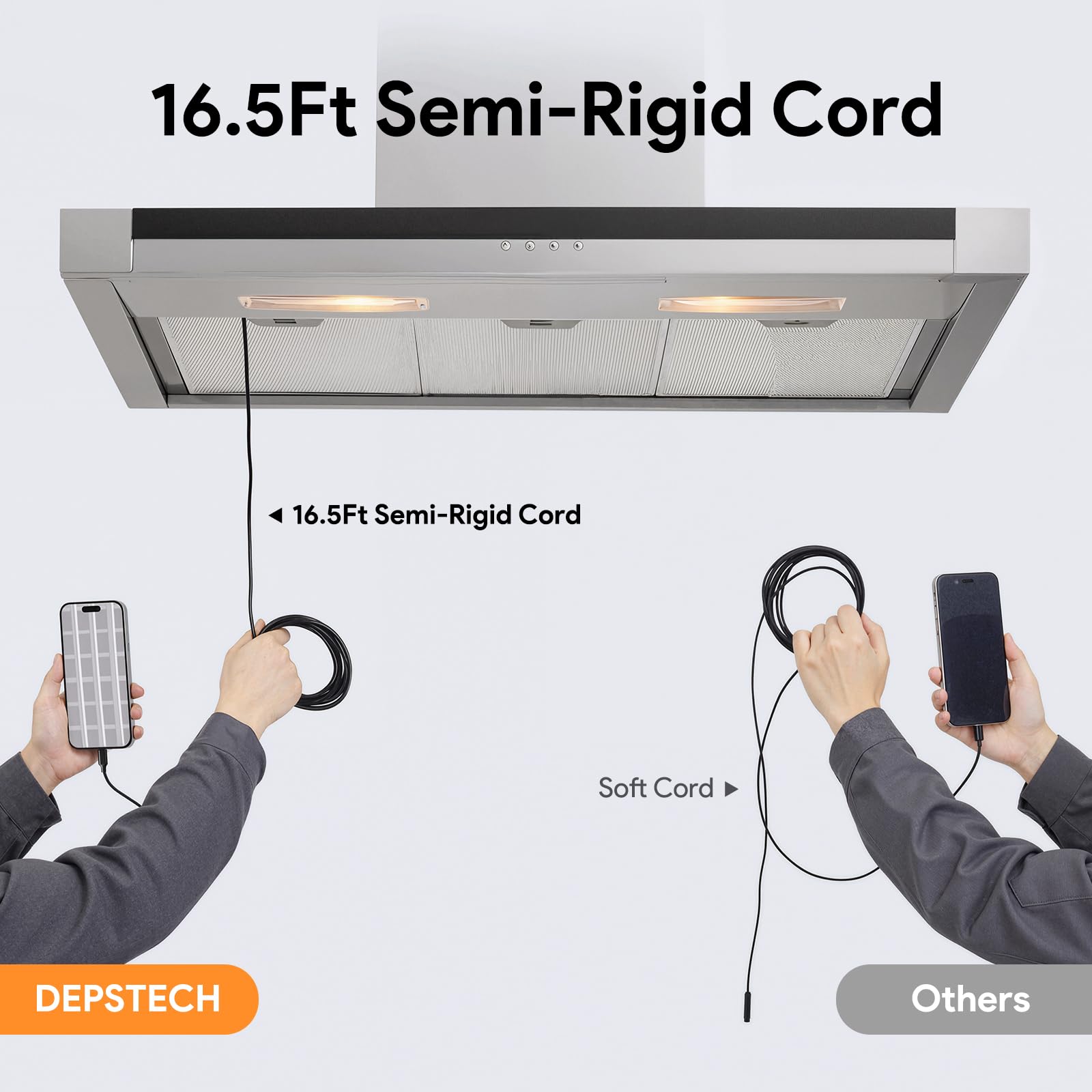DEPSTECH NTC55 app DEPSTECHCAM en móvil para control y captura