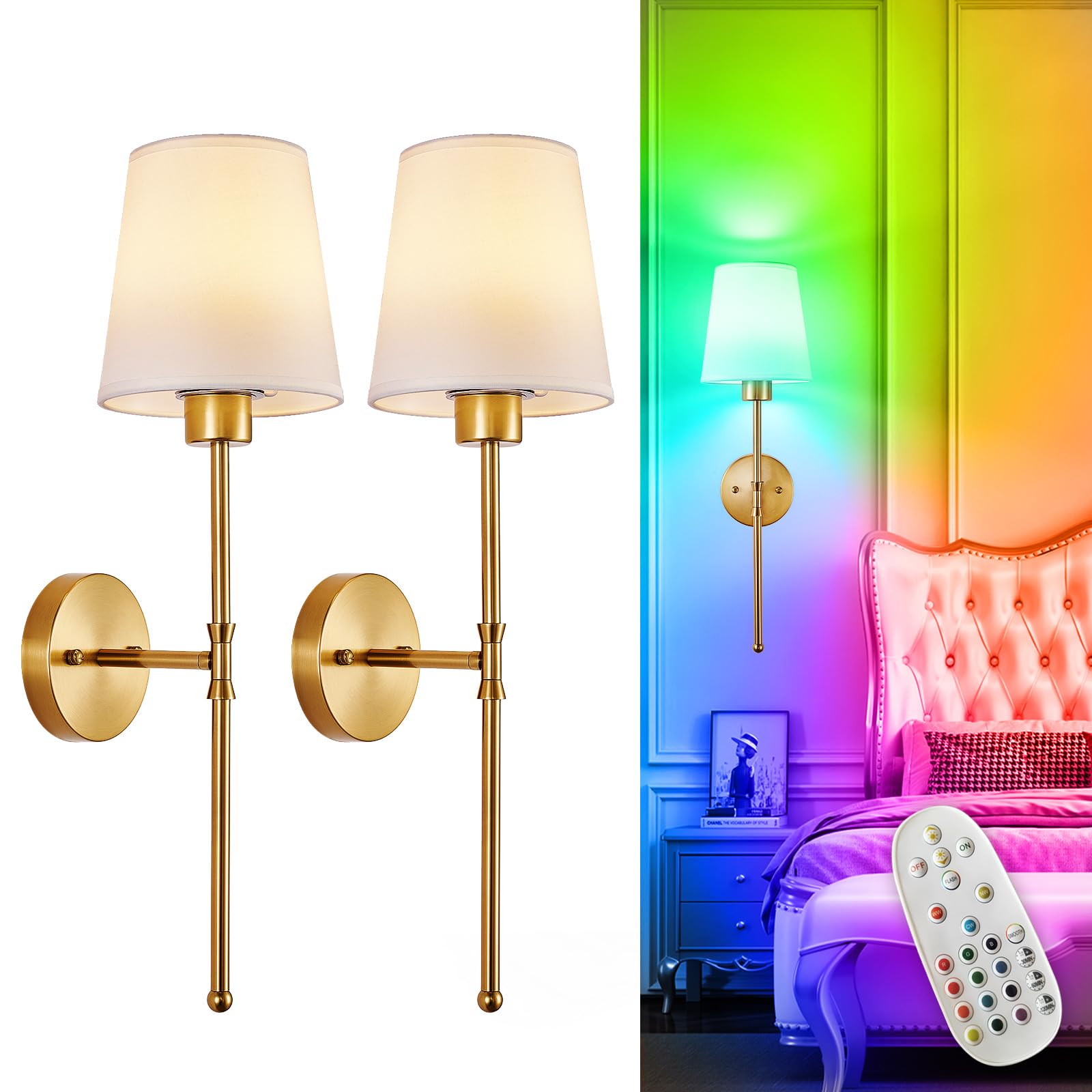 Depuley detalle de acabado dorado y blanco aporta elegancia