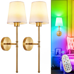 Depuley aplique frontal juego de 2 mostrando diseño dorado elegante