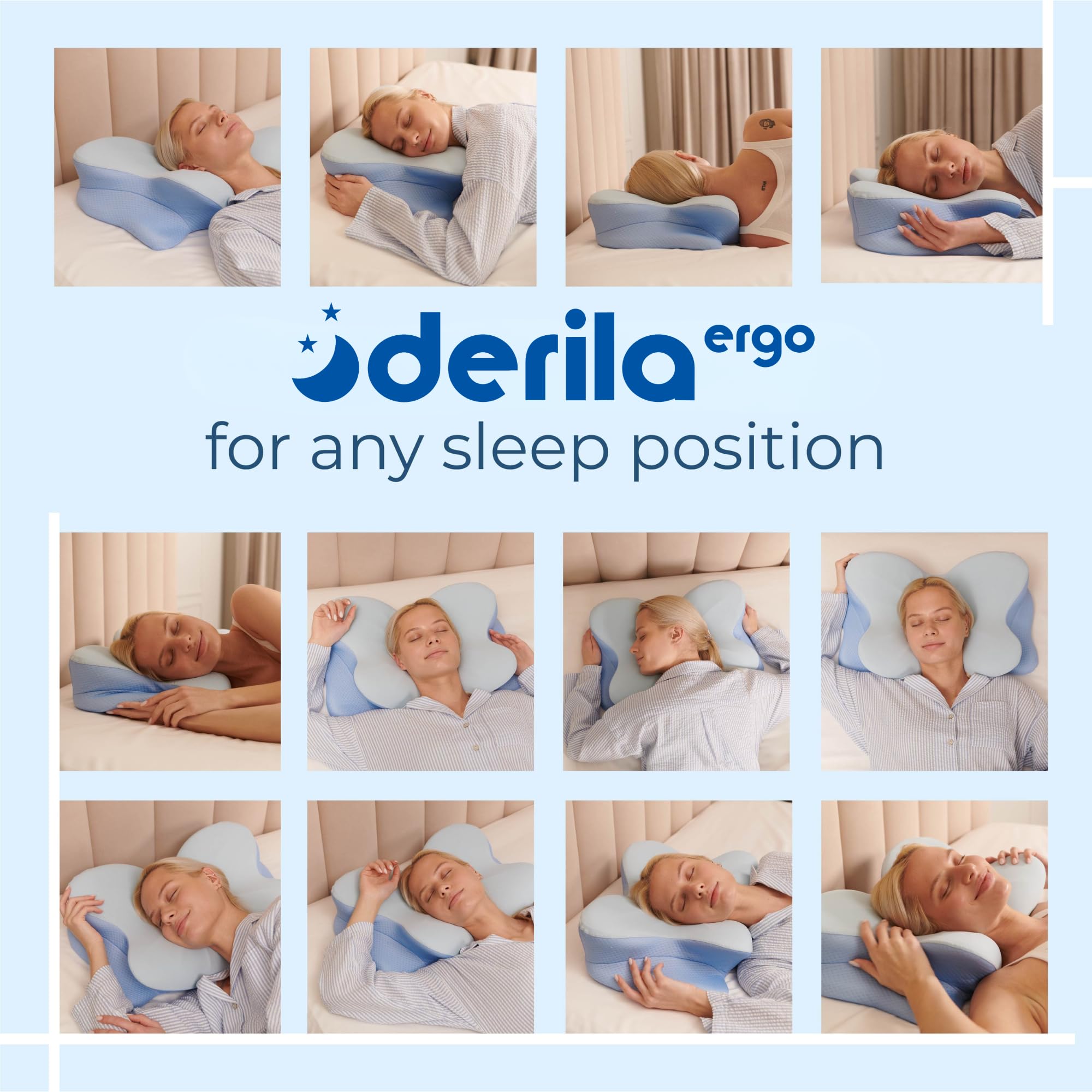 Derila persona durmiendo de lado demostrando soporte estable