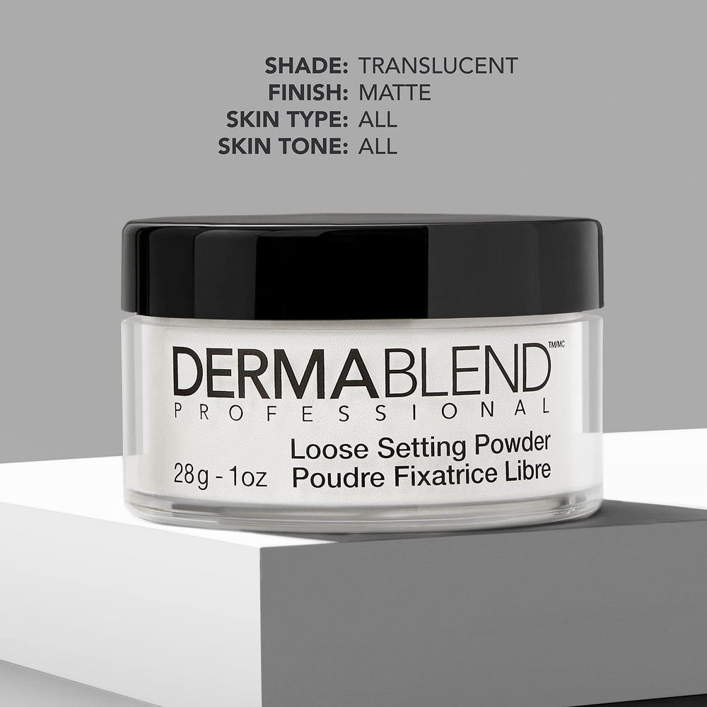 Dermablend comparación de tamaño del envase práctico y portable