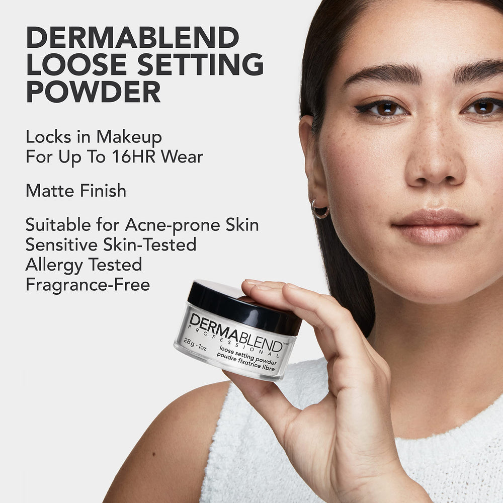 Dermablend etiqueta del producto indica libre de fragancia y no comedogénico