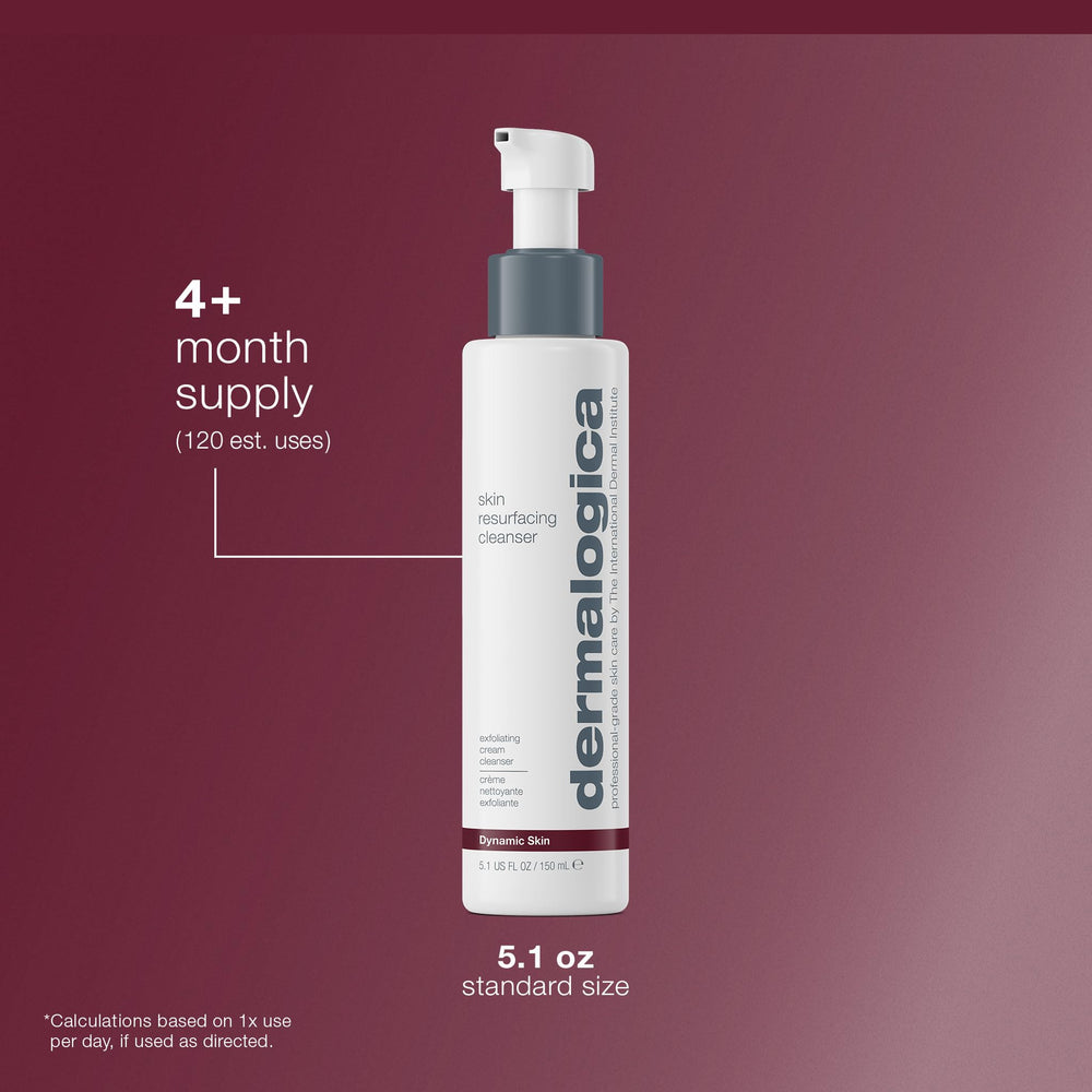 Dermalogica before and after skin showing improved texture and softness