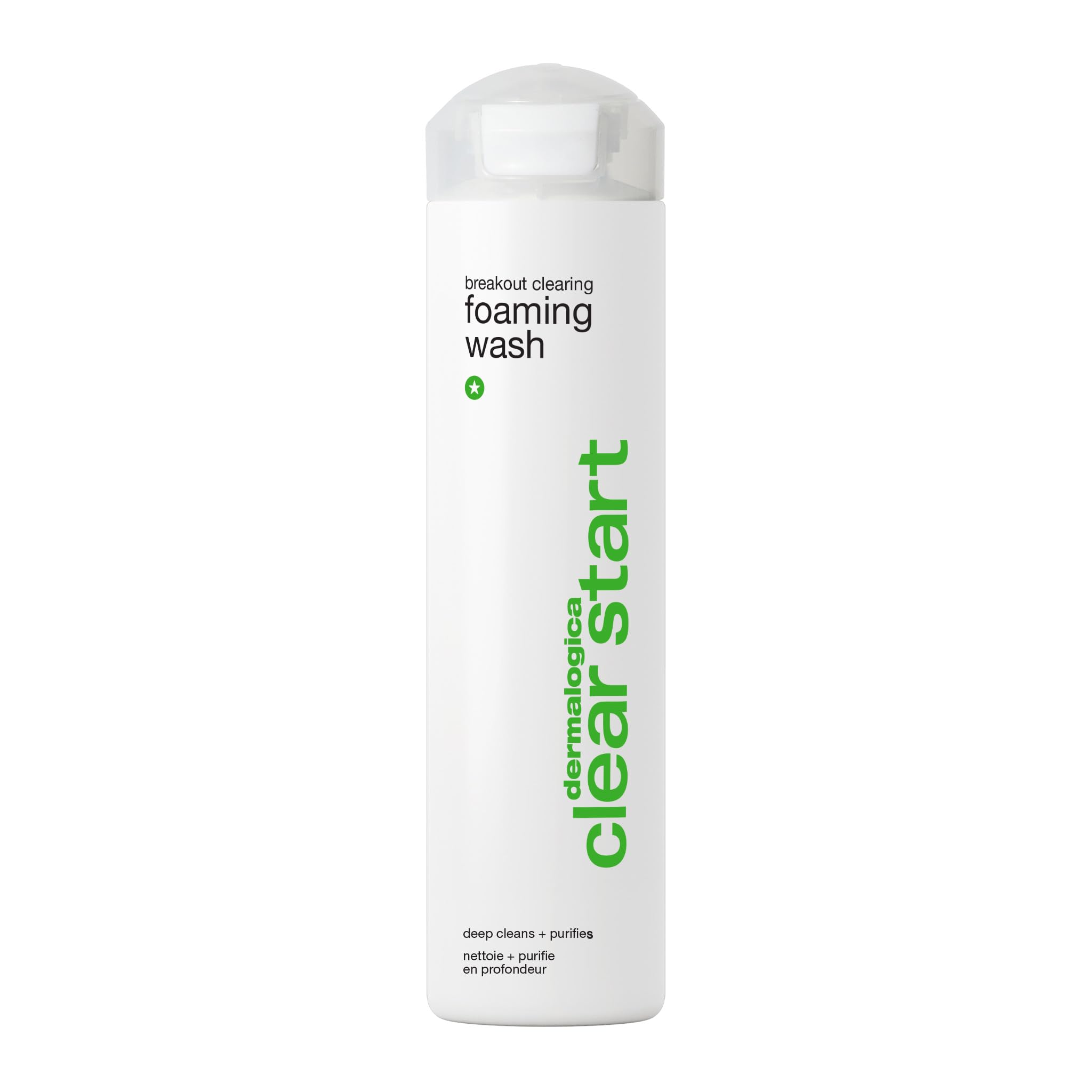 Dermalogica envase frontal mostrando la etiqueta y volumen 10 fl oz, útil para elegir tamaño