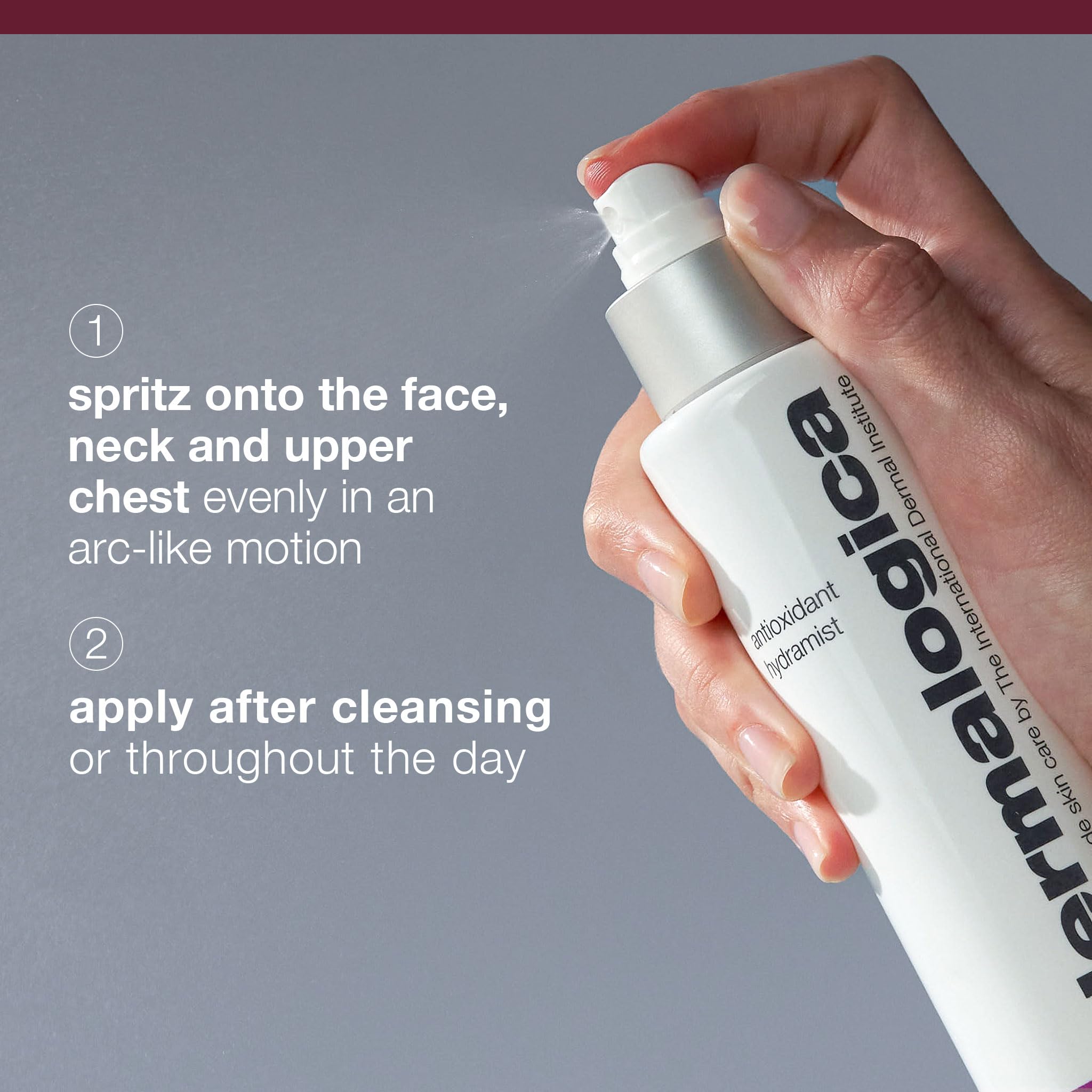 Dermalogica etiqueta con lista de ingredientes y beneficios antioxidantes