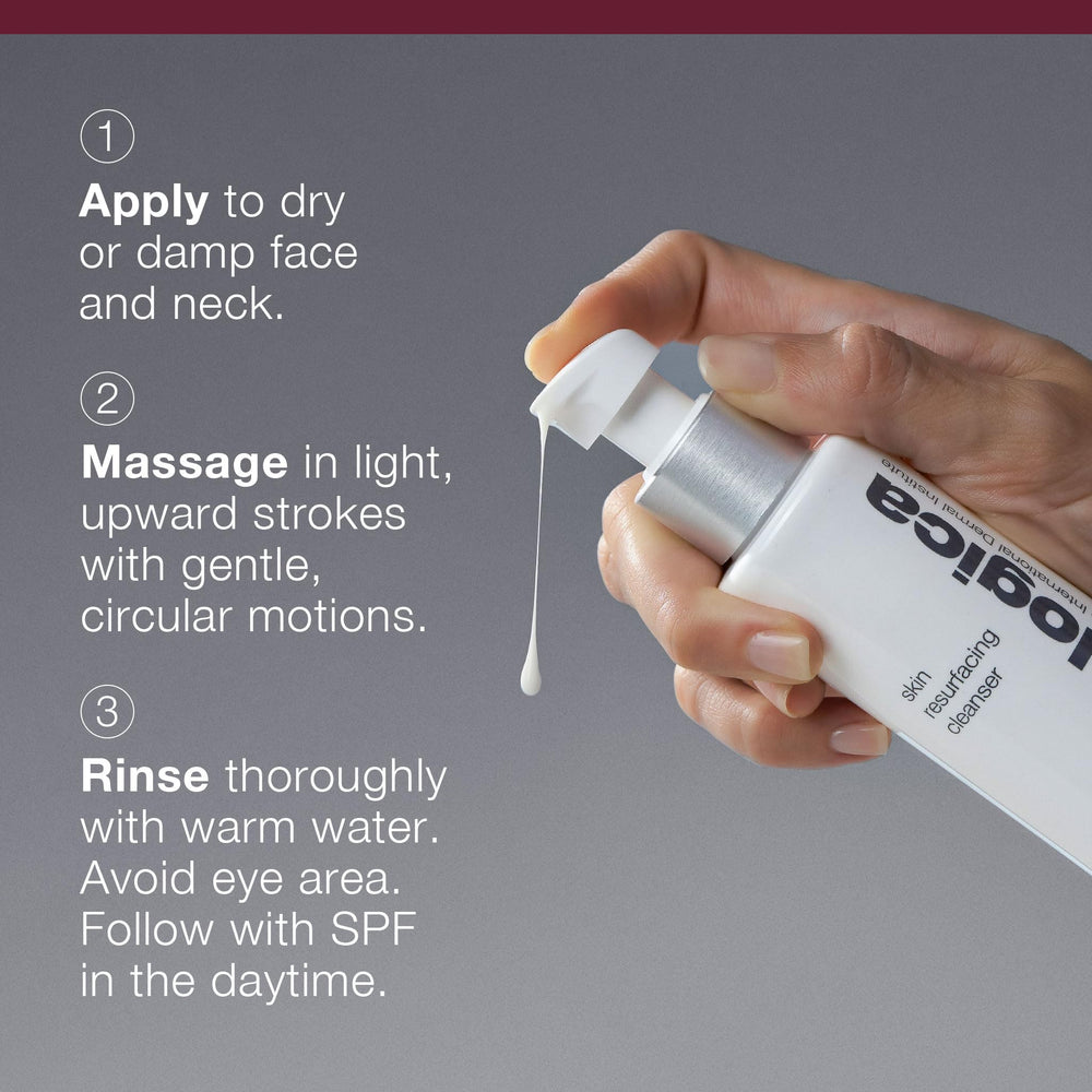 Dermalogica product amount on hand showing recommended dispense size