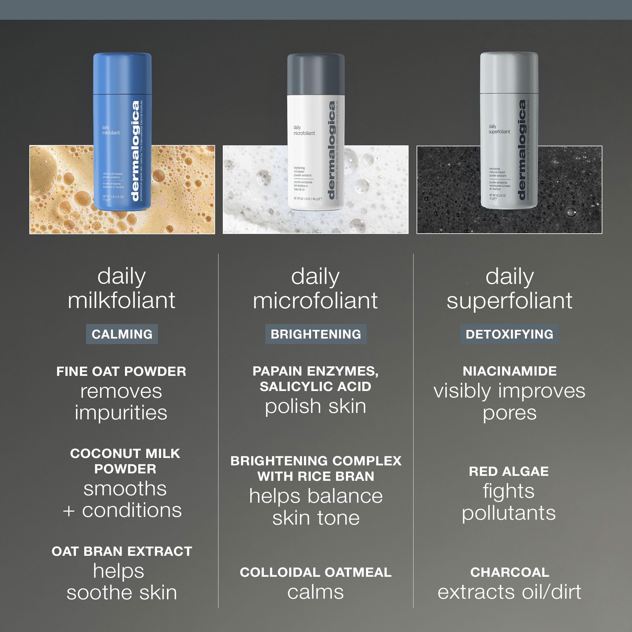 Dermalogica tamaño en mano para visualizar portabilidad y viaje