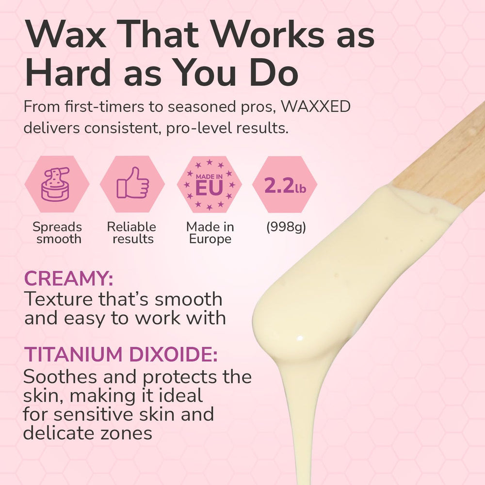 Dermwax perlas en primer plano revelan textura cremosa y fácil fusión
