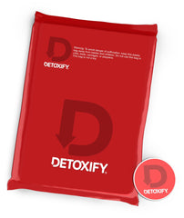 Detoxify etiqueta y lista de ingredientes legible para confianza del comprador