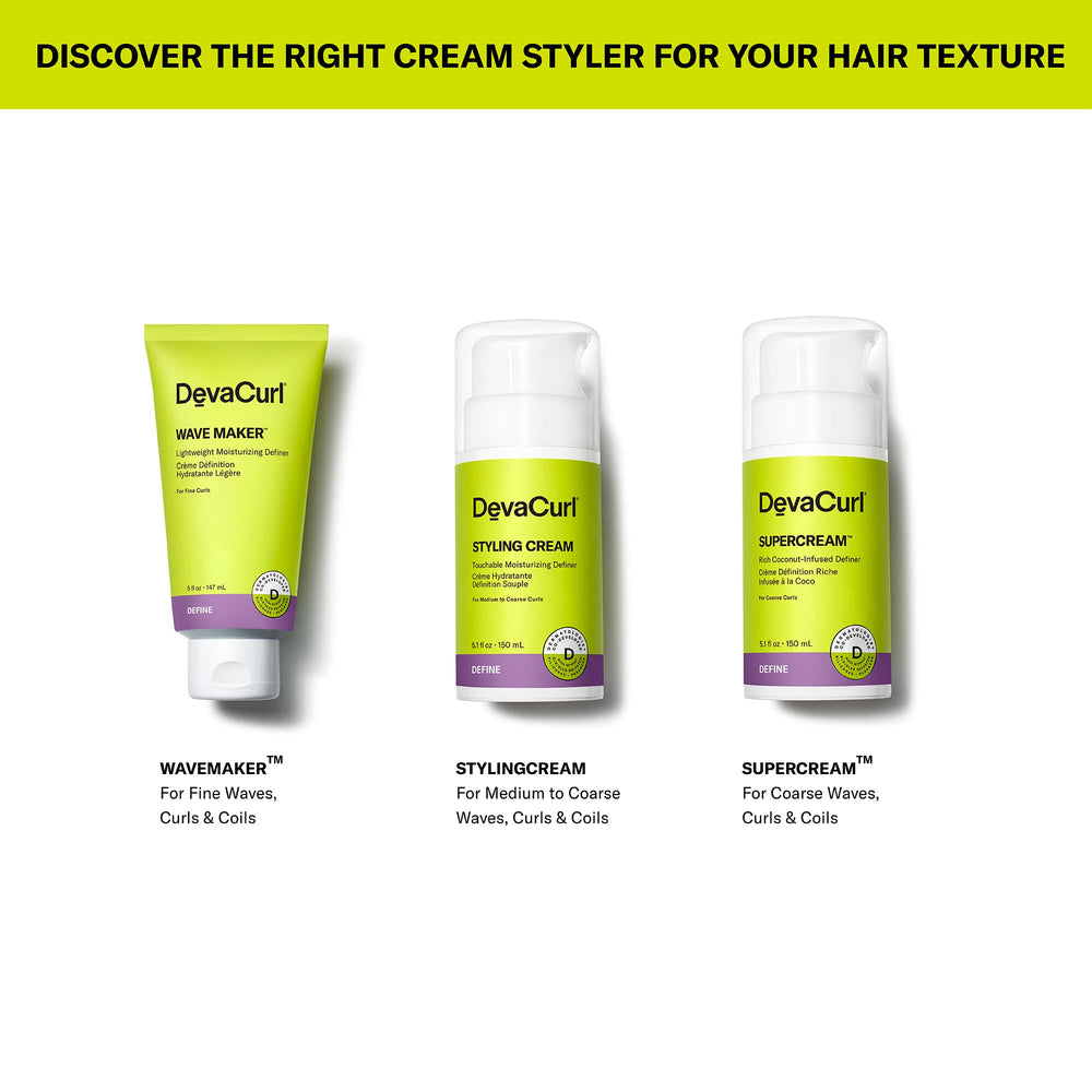 DevaCurl etiqueta con ingredientes y beneficios claramente legibles