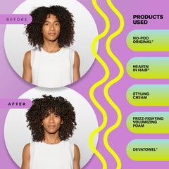 DevaCurl rizos definidos y sin frizz tras su uso