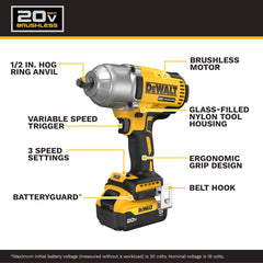 DEWALT selector de modos en acción brindando control de torque y precisión