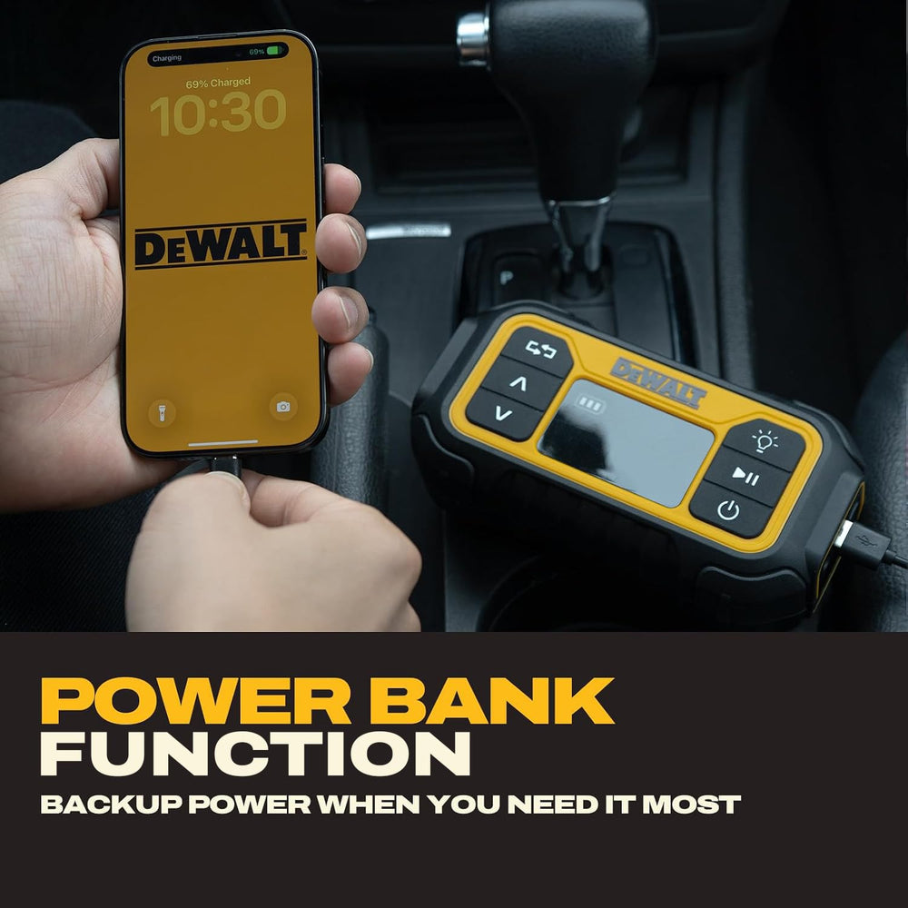 DEWALT accesorios incluidos y funda organizadora para transporte cómodo