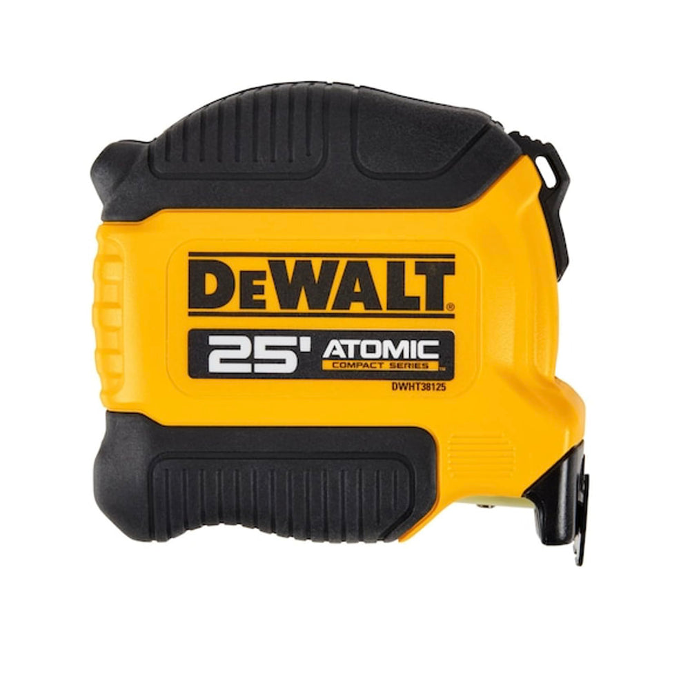 DEWALT Atomic Compact vista frontal con carcasa compacta y agarre ergonómico