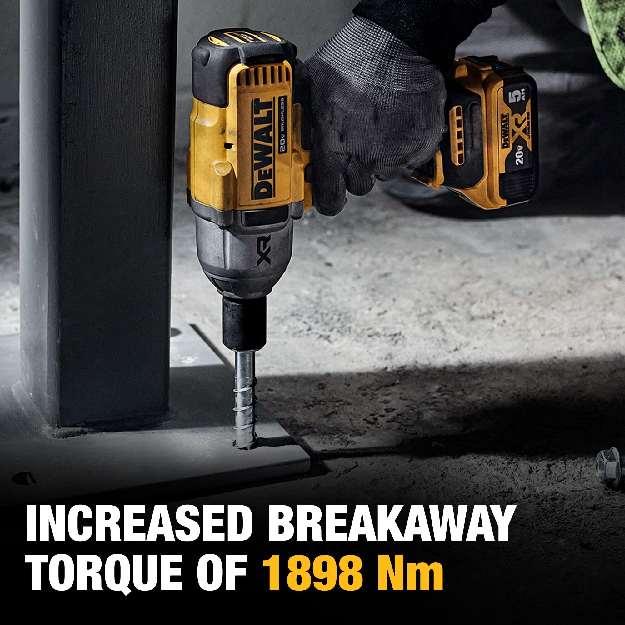 DEWALT batería y cargador incluidos listos para uso y recarga rápida en obra
