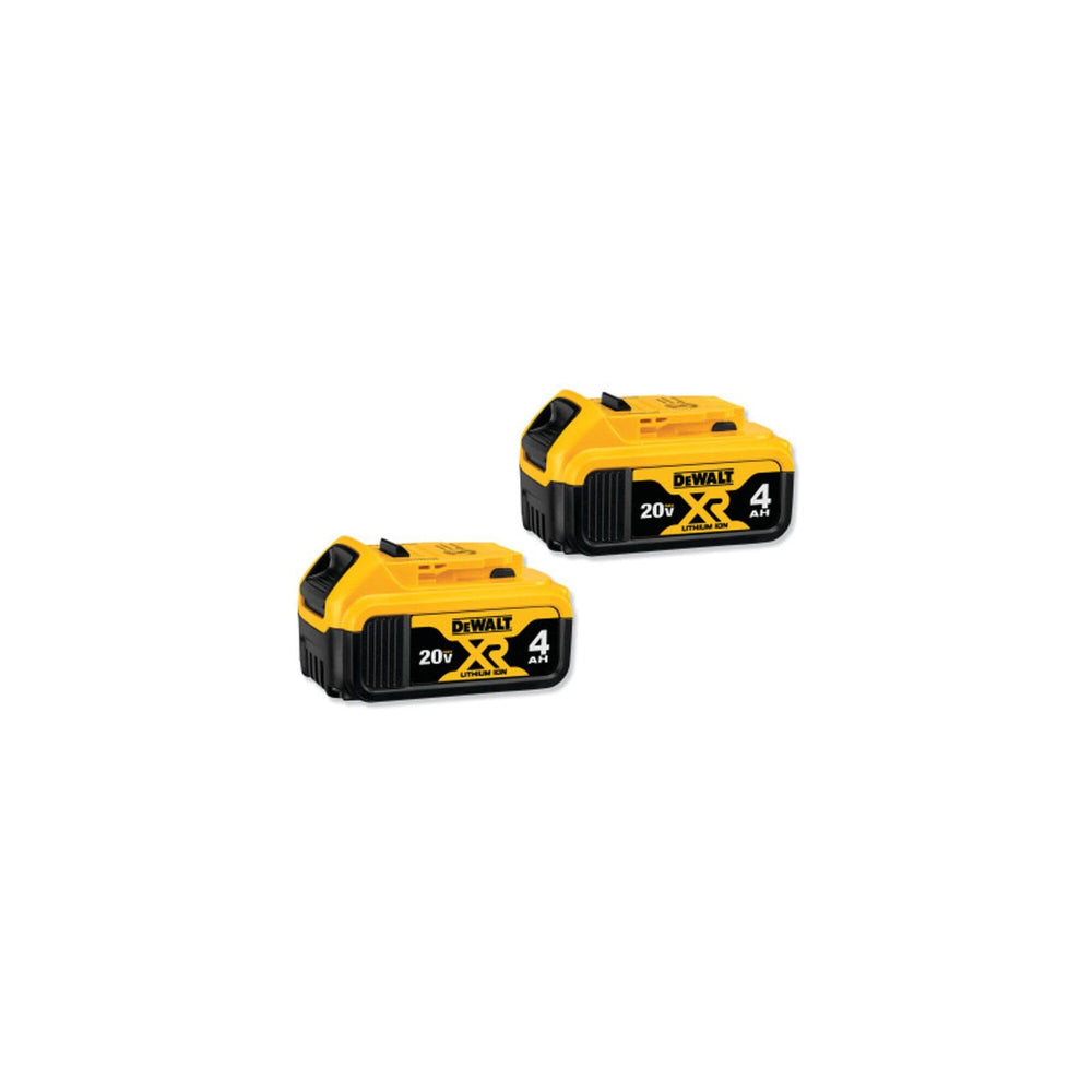 DEWALT baterías embalaje del kit DCB204-2 listo para almacenamiento y transporte