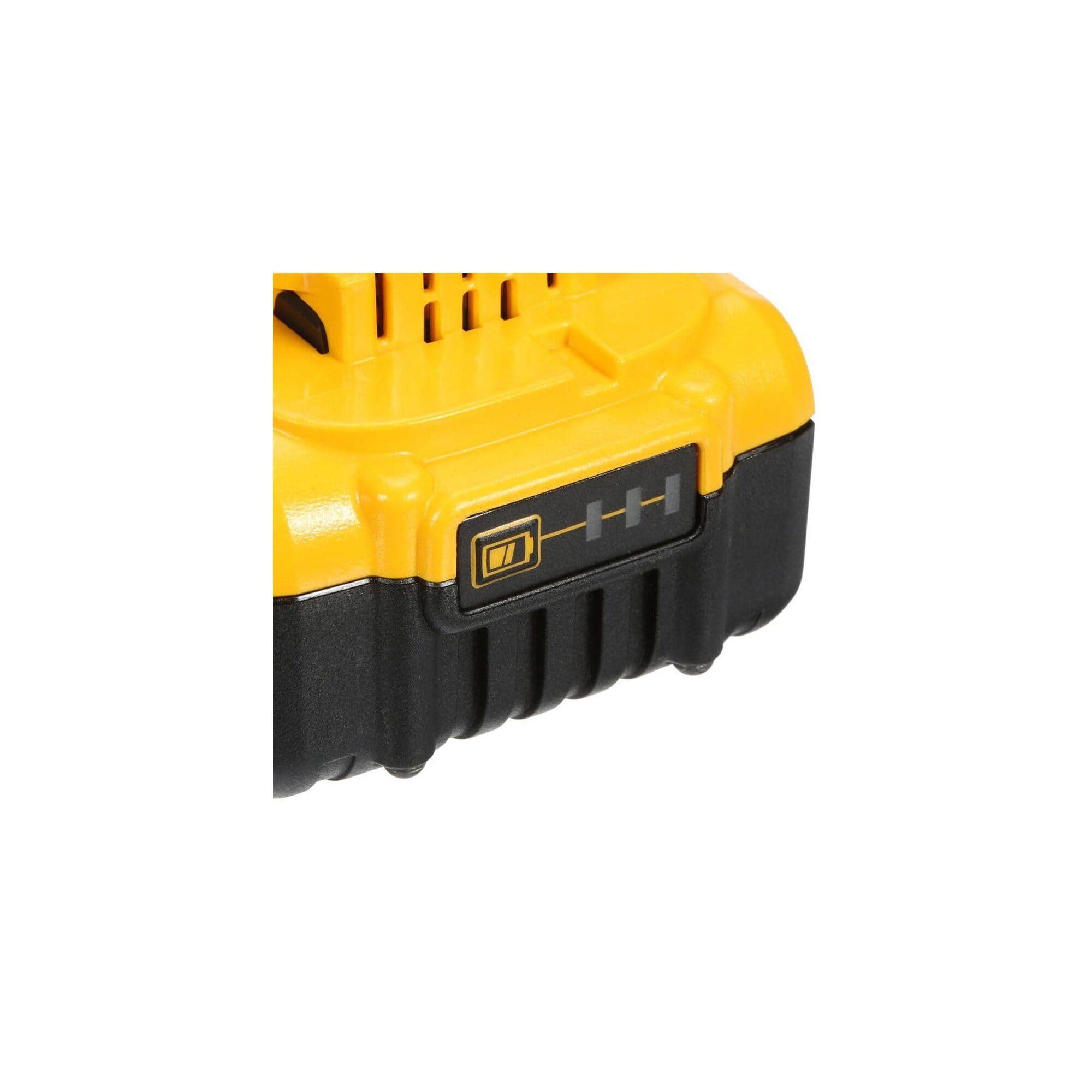 DEWALT DCB205 textura de carcasa que resiste condiciones de obra