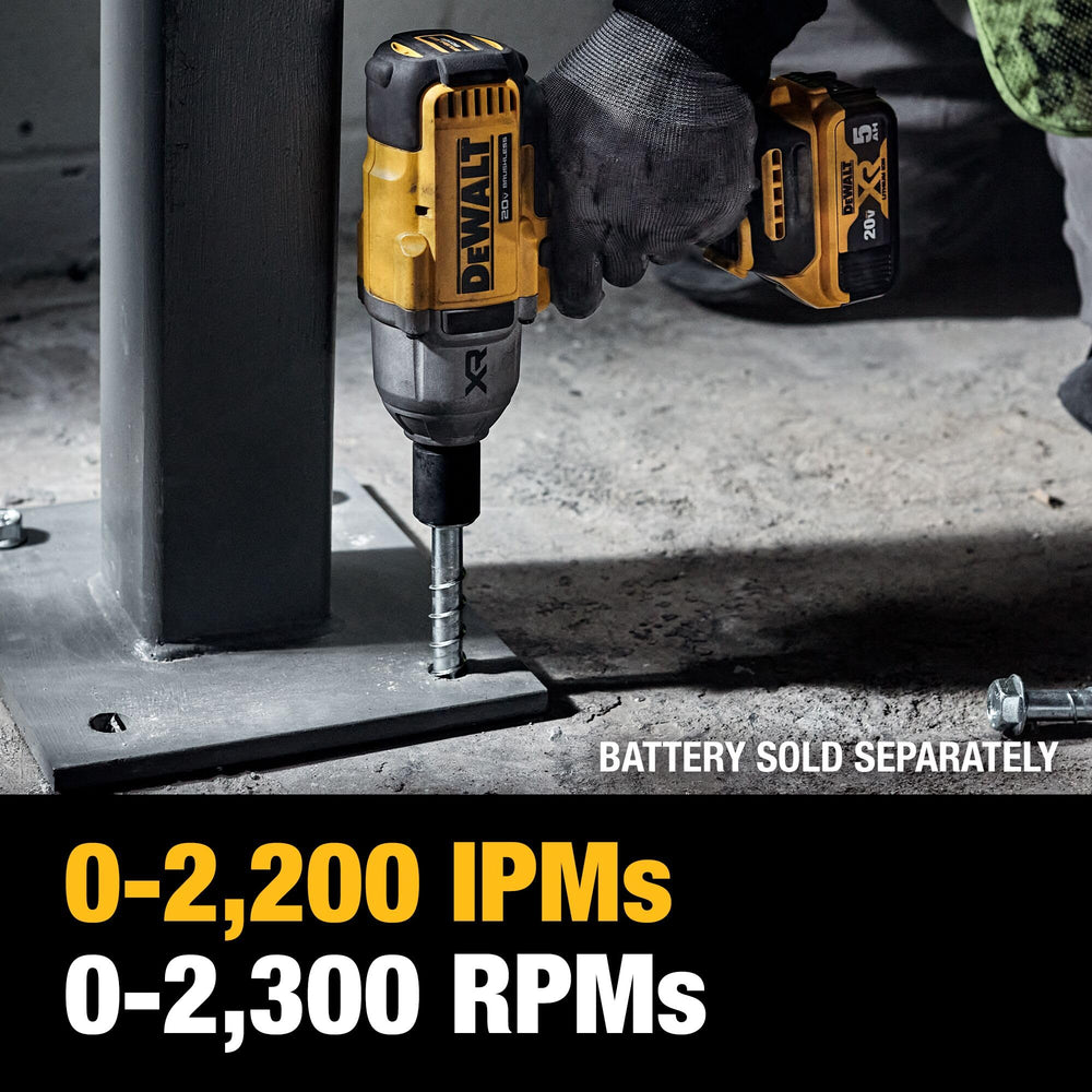 DEWALT panel conmutador de cuatro modos y gatillo variable para precisión
