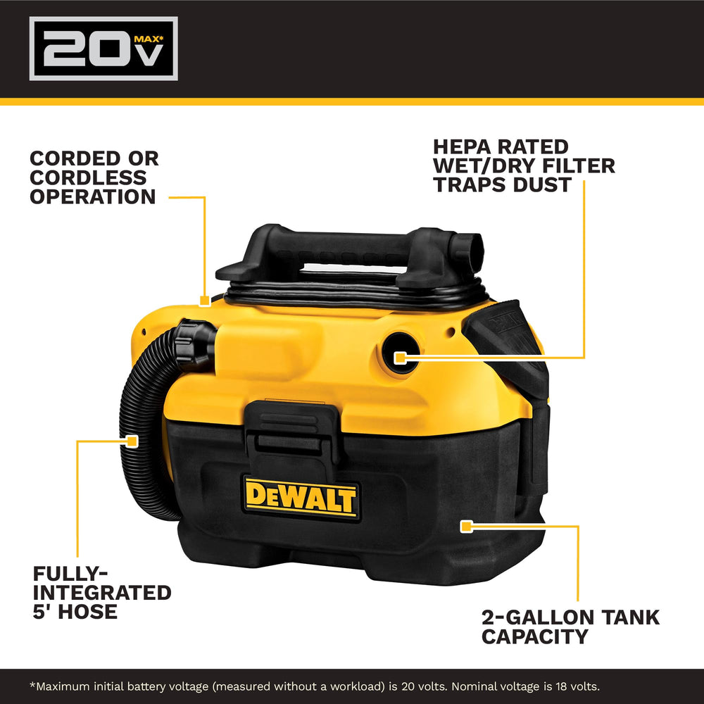 DEWALT manguera flexible 5 ft y 1-1/4 in mostrando durabilidad y alcance