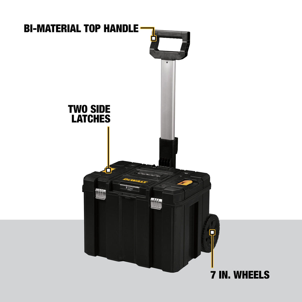 DEWALT asa telescópica bi-material extendida para transporte cómodo