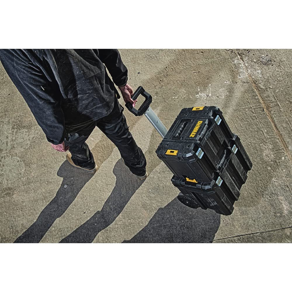 DEWALT ruedas de 7 pulgadas mostrando desplazamiento estable