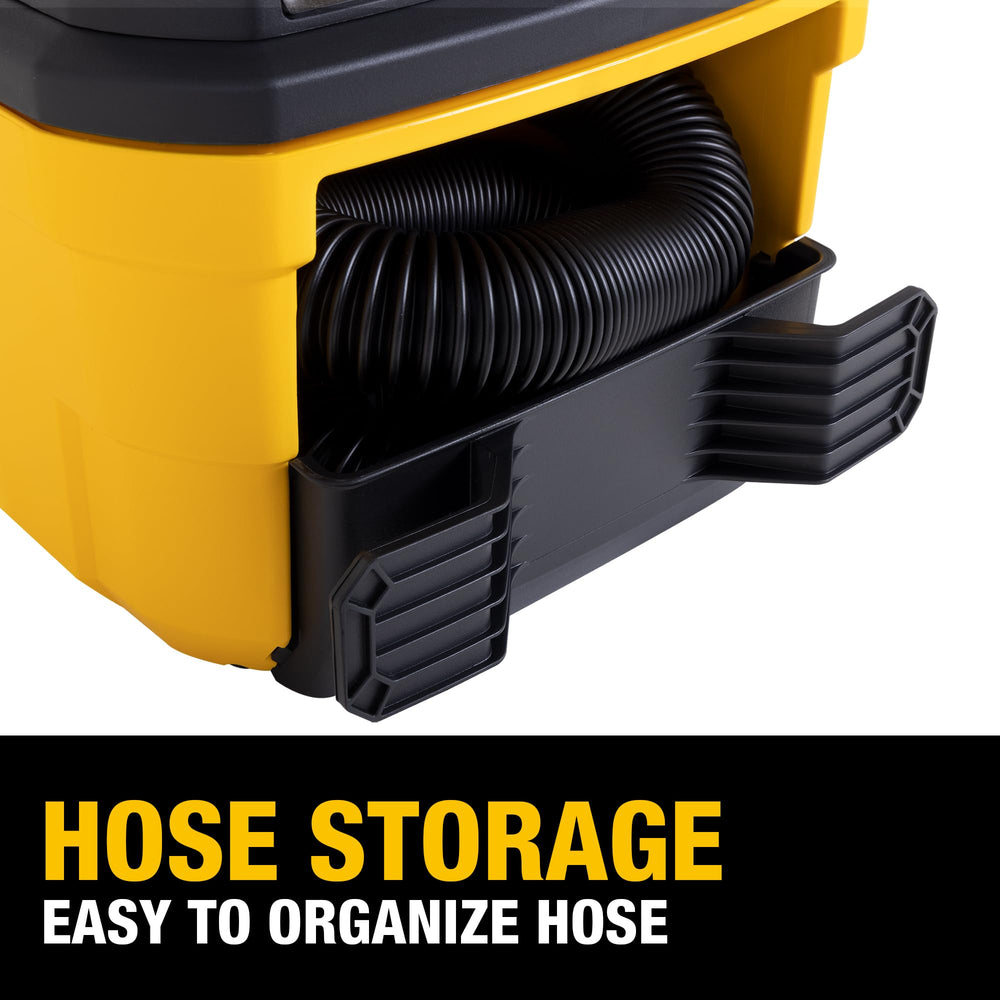 DEWALT DXV04T detalle del filtro de cartucho que atrapa polvo fino