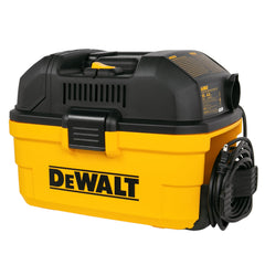 DEWALT DXV04T vista frontal mostrando forma tipo caja y fácil transporte