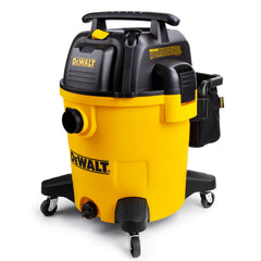 DEWALT vista frontal del equipo mostrando tanque y controles, facilita trabajo pesado