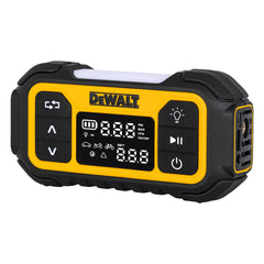 DEWALT imagen frontal del inflador portátil con diseño compacto y robusto