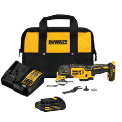 DEWALT multiherramienta frente del kit mostrando la forma compacta y poder