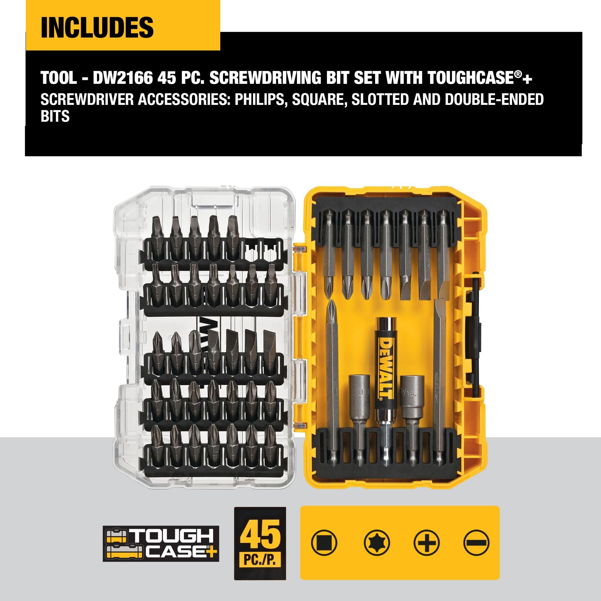 DEWALT punta de 88mm en uso, mayor alcance para tornillos profundos
