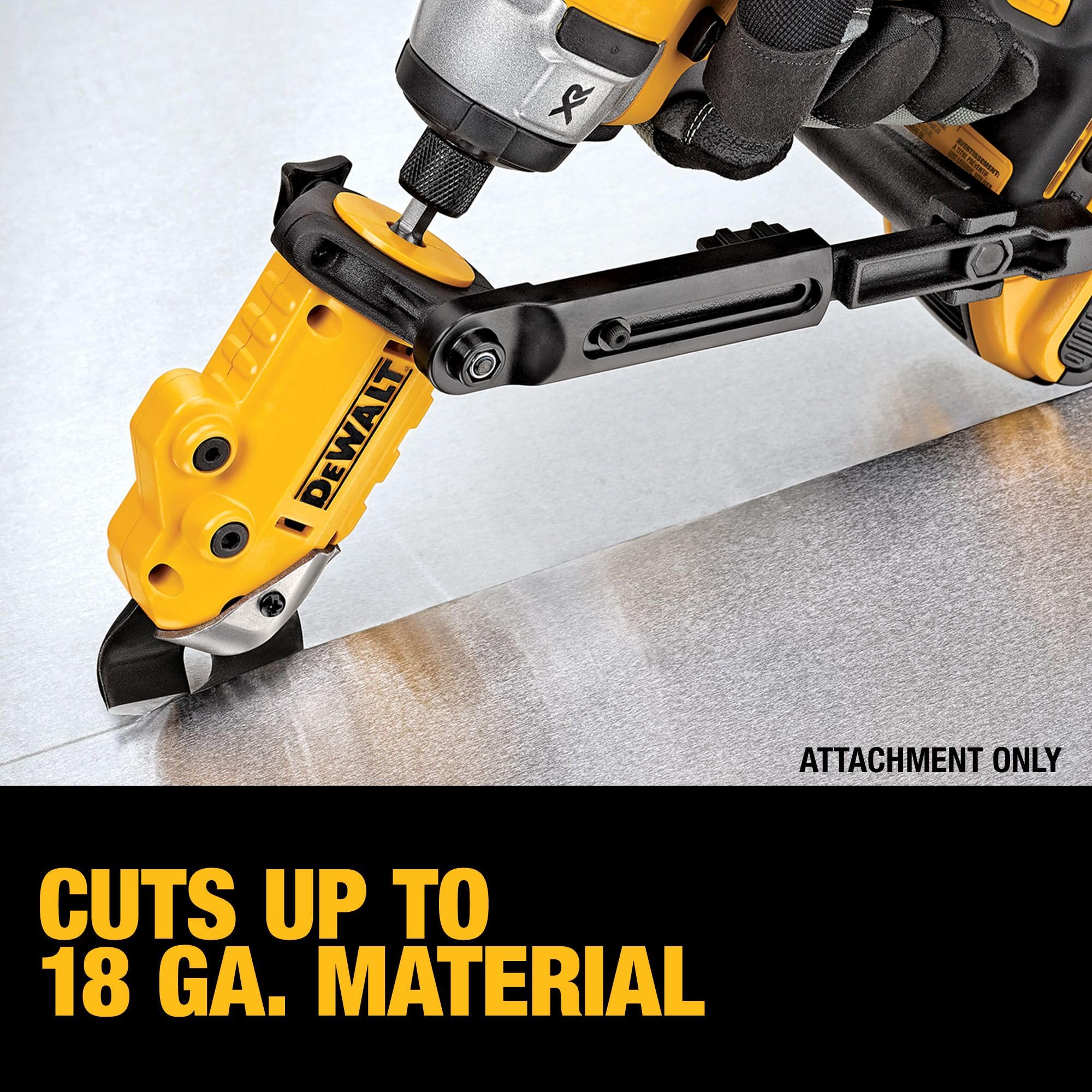 DEWALT adaptador montado en taladro de impacto para uso real