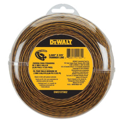 DEWALT paquete frontal del hilo mostrando longitud y diámetro, confianza y ahorro