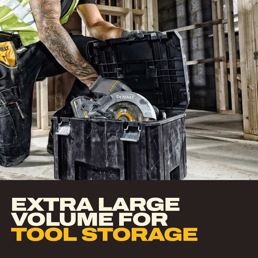 DEWALT asa bimaterial con agarre cómodo para transporte estable