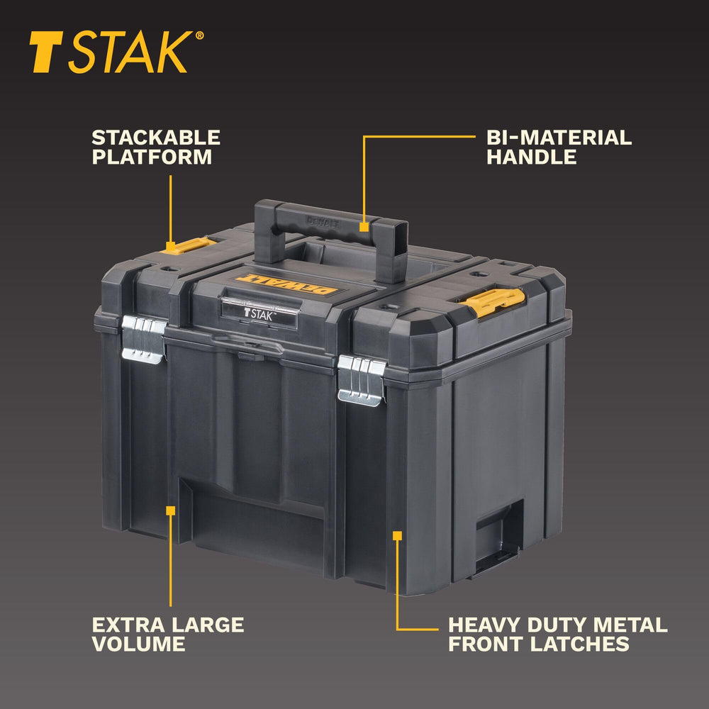 DEWALT bandeja extraíble fuera de la caja para acceso rápido a herramientas